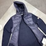 Men's Moncler Padded Wool Zip-Up Hoodie Collection - Image 11
