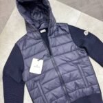 Men's Moncler Padded Wool Zip-Up Hoodie Collection - Image 9