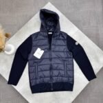 Men's Moncler Padded Wool Zip-Up Hoodie Collection - Image 10