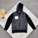 Men's Moncler Padded Wool Zip-Up Hoodie Collection - Image 4