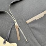 Men's Moncler Leather Logo Half-Zip Sweatshirt Collection - Image 10