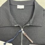 Men's Moncler Leather Logo Half-Zip Sweatshirt Collection - Image 5