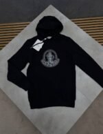 Men's Moncler Large Logo Embroidered Hoodie Collection - Image 2