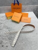 Luxury Designer Leather Belt Collection (Gucci, Hermes & Louis Vuitton) - Image 44
