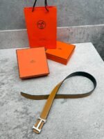 Luxury Designer Leather Belt Collection (Gucci, Hermes & Louis Vuitton) - Image 34