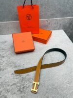 Luxury Designer Leather Belt Collection (Gucci, Hermes & Louis Vuitton) - Image 32