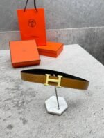 Luxury Designer Leather Belt Collection (Gucci, Hermes & Louis Vuitton) - Image 31