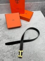 Luxury Designer Leather Belt Collection (Gucci, Hermes & Louis Vuitton) - Image 27