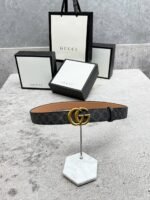 Luxury Designer Leather Belt Collection (Gucci, Hermes & Louis Vuitton) - Image 10