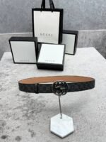 Luxury Designer Leather Belt Collection (Gucci, Hermes & Louis Vuitton) - Image 12