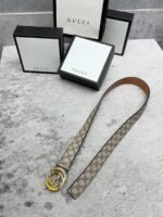 Luxury Designer Leather Belt Collection (Gucci, Hermes & Louis Vuitton) - Image 17