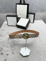 Luxury Designer Leather Belt Collection (Gucci, Hermes & Louis Vuitton) - Image 16