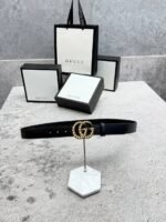 Luxury Designer Leather Belt Collection (Gucci, Hermes & Louis Vuitton) - Image 8