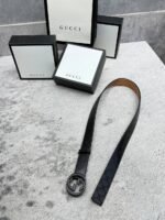 Luxury Designer Leather Belt Collection (Gucci, Hermes & Louis Vuitton) - Image 7