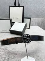 Luxury Designer Leather Belt Collection (Gucci, Hermes & Louis Vuitton) - Image 6