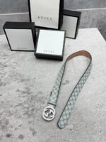 Luxury Designer Leather Belt Collection (Gucci, Hermes & Louis Vuitton) - Image 4