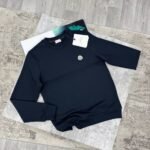 Moncler Men's Felt Logo Patch Crewneck Jumper - Image 8